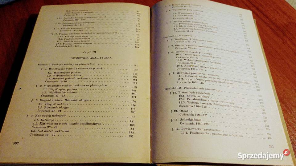 Matematyka klasy III 3 liceum ogólnokształcącego Gdańsk sprzedam