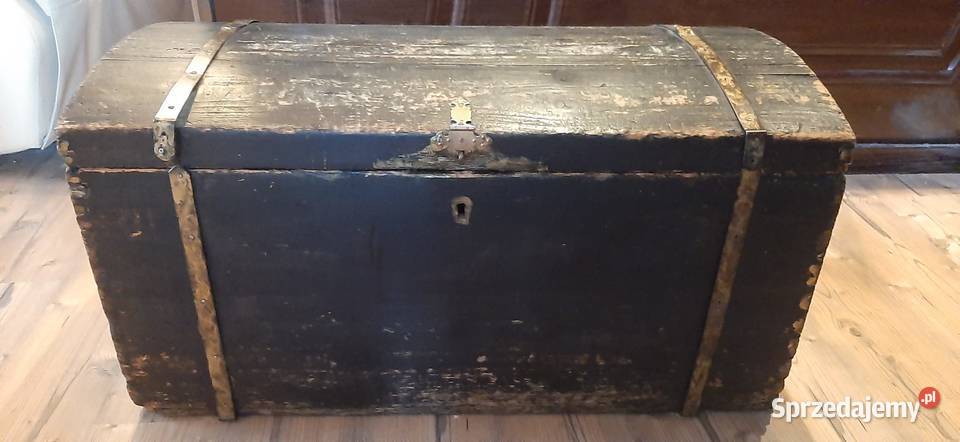 Stara skrzynia kufer opolskie Olesno