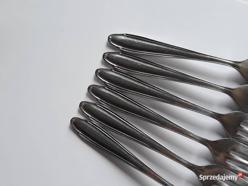 Widelczyki deserowe BAKELIT Gerlach sztućce PRL śląskie sprzedam