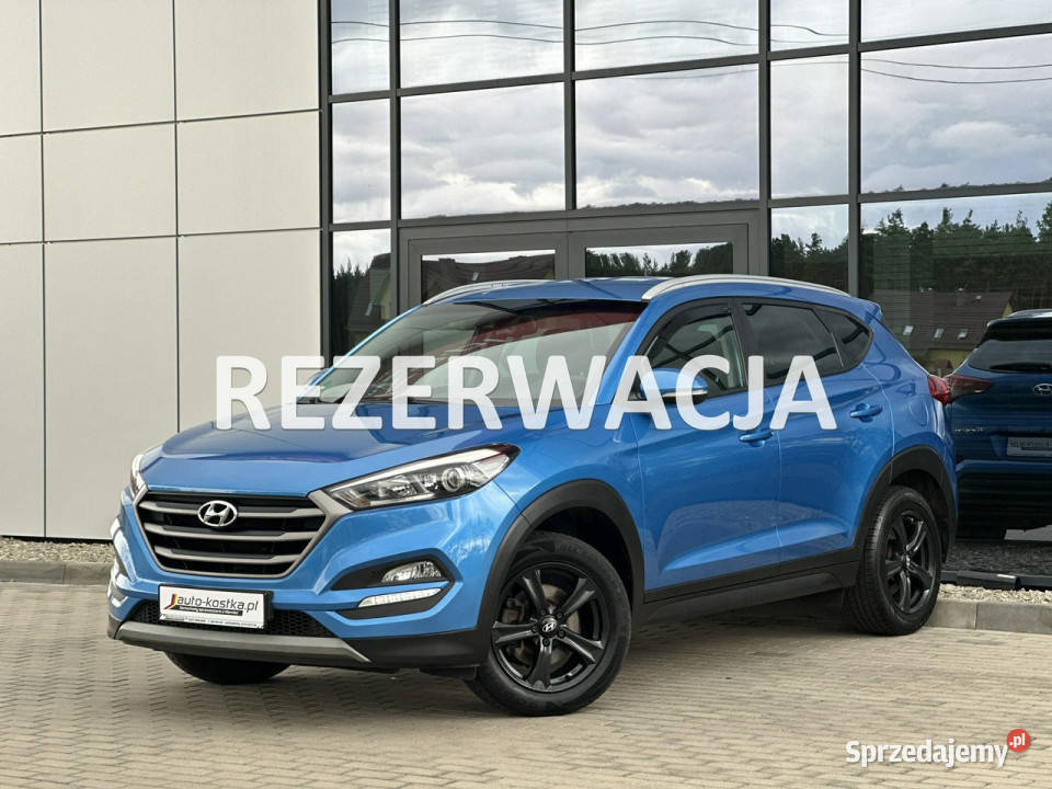 Hyundai Tucson Kamera Czujniki Grzany fotel Rok produkcji 2017 Samochody osobowe Kąty Opolskie
