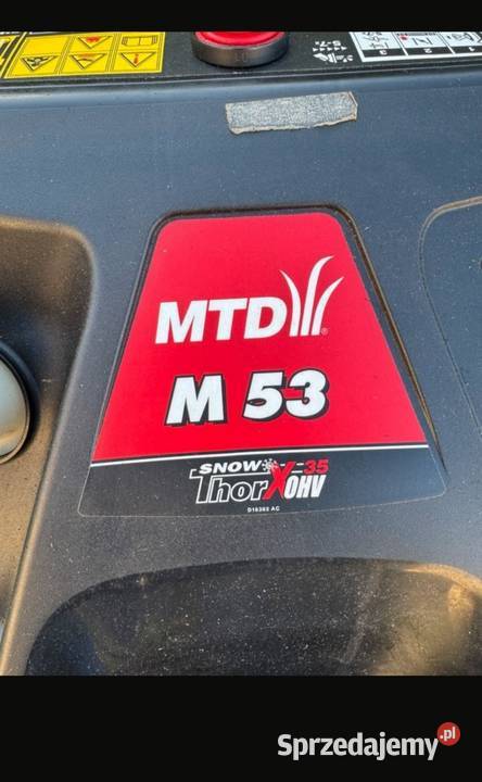 Odśnieżarka mtd m53 zachodniopomorskie Chojna