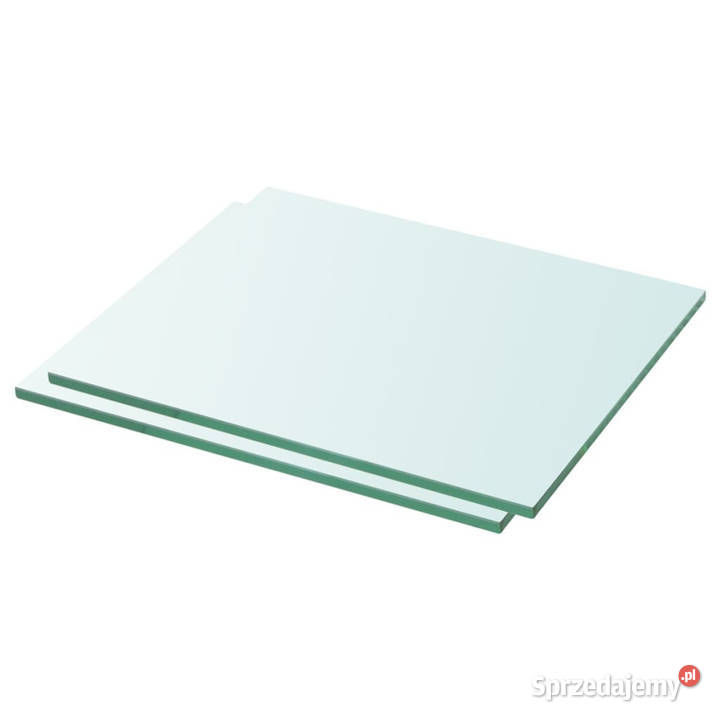 Półki 2 panel z przezroczystego szkła 30 x 20