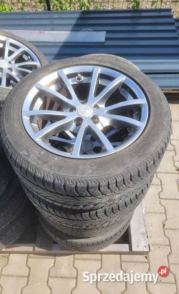 Komplet felg aluminiowych TORA opony Fulda Carat Samochodowe śląskie Gliwice