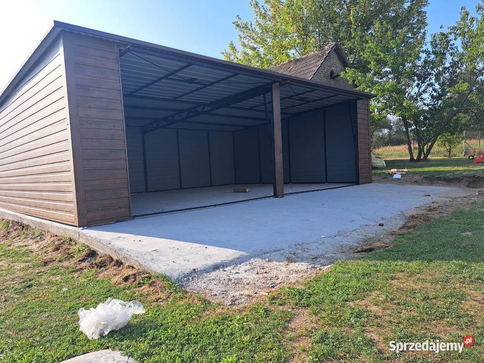 Garaż Blaszany Drewnopodobny Brama Furtka Garaże Świdwin