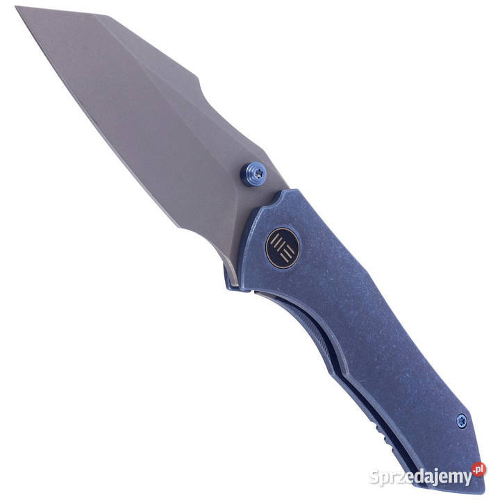 Nóż składany WE Knife HighFin Blue Titanium Gray Warszawa