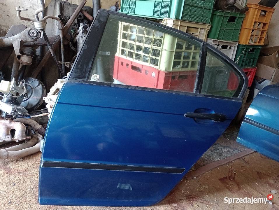 Drzwi tył lewe prawe BMW E46 sedan topasblau na Kamieniec