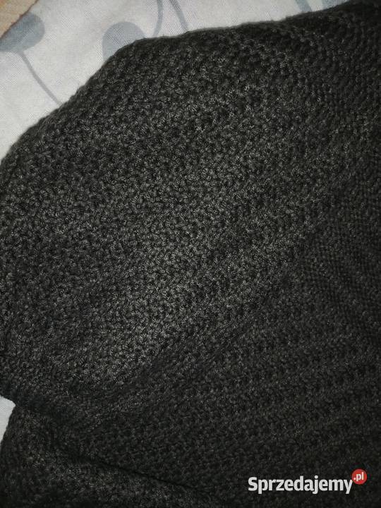 Sweter sweterek LOOK balonowe rękawy Grubszy Rozmiar 36(S) Swetry i golfy Leszno sprzedam