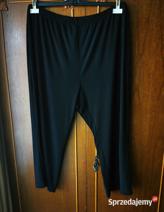Legginsy damskie cienkie czarne duży rozmiar Polkowice