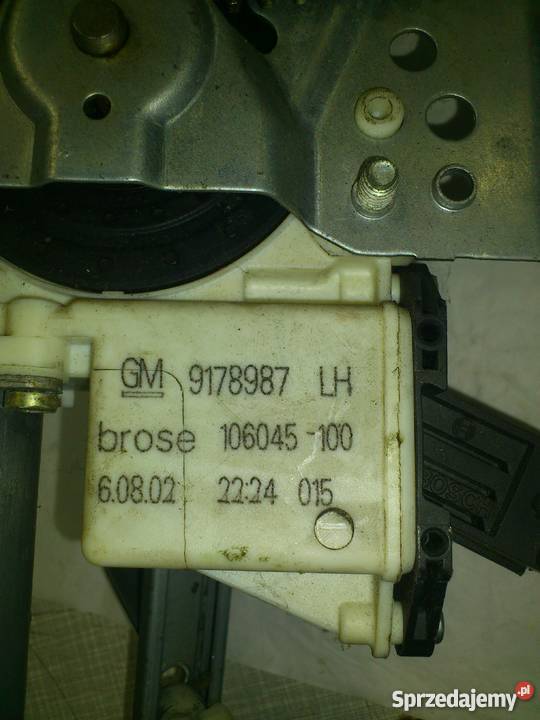 Podnośnik szyby lewy z silnikiem Opel Vectra C pomorskie Gdynia