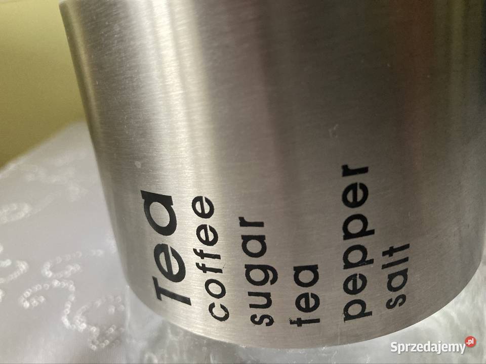 Pojemnik Metalowo Szklany Słoik na Produkty Czerwionka-Leszczyny sprzedam