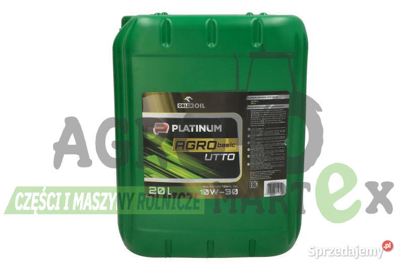 OLEJ HYDR BASIC AGRI UTTO 10W30 20L ORLEN dolnośląskie Wichrów
