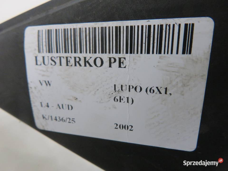 LUSTERKO PRAWE VW LUPO 5 PIN małopolskie sprzedam