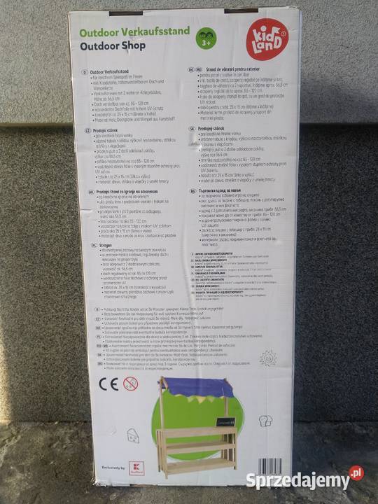 NAJTANIEJ Stragan Bazar Drewniany Do Zabawy z 3 lata+ Zabrze