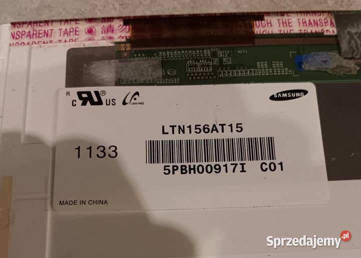 Samsung R540 Oryginalna matryca Led 156