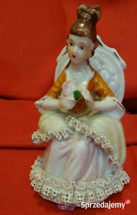 Figurka porcelana dama wielkopolskie Słupca