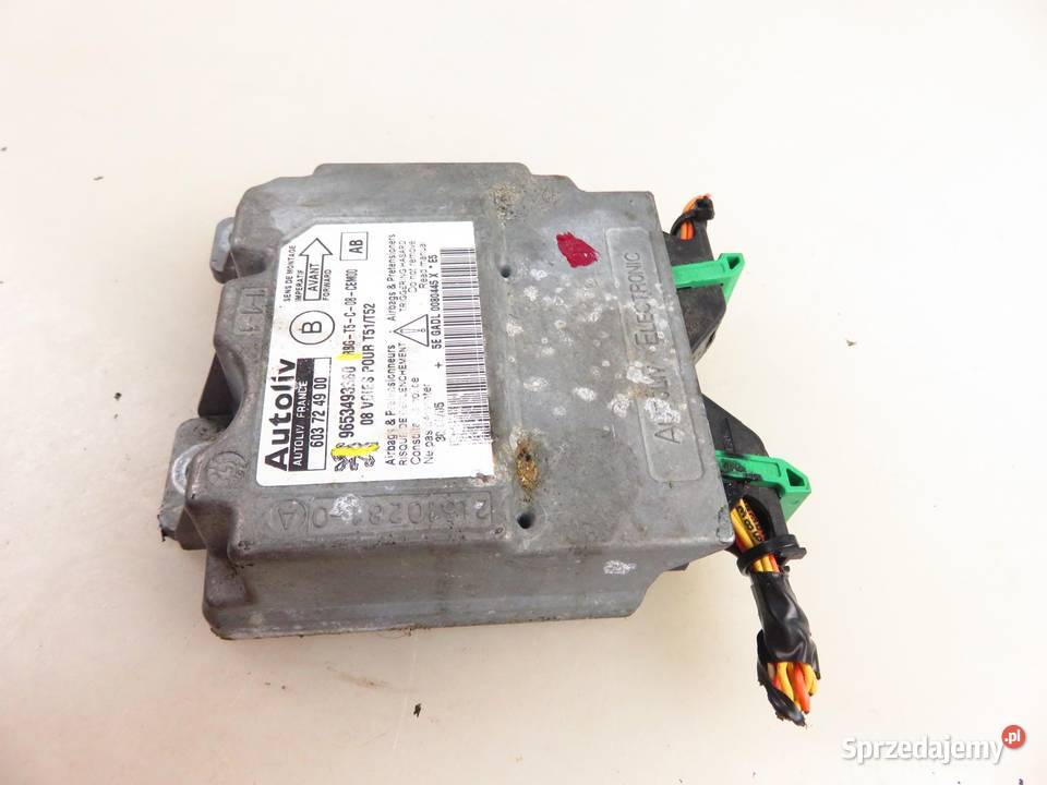 MODUŁ AIRBAG PEUGEOT 307 3AC 9653493380 małopolskie