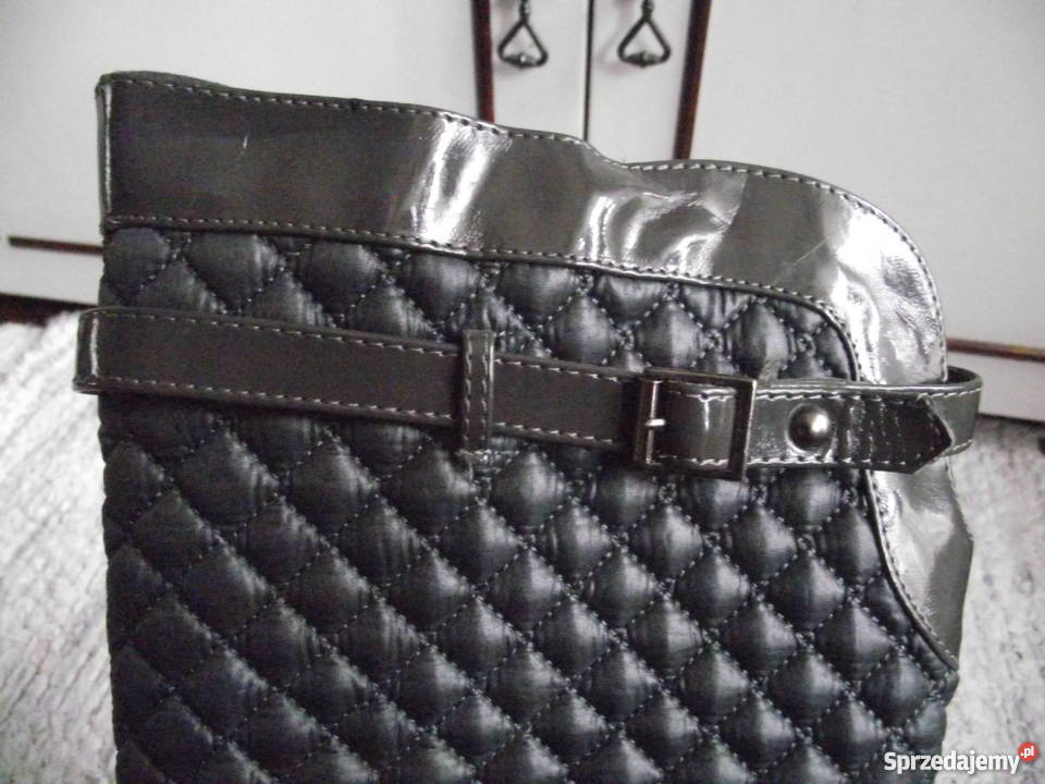 WŁOSKIE WYSOKI KALOSZE OCIEPLANE r 37 Piła