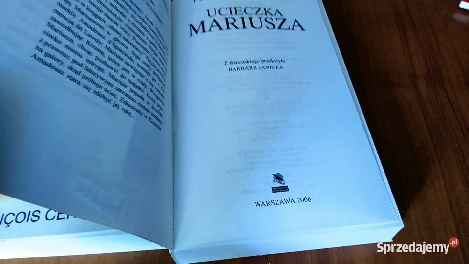 Kozeta czas złudzeń Ucieczka Mariusza Franois Gdańsk