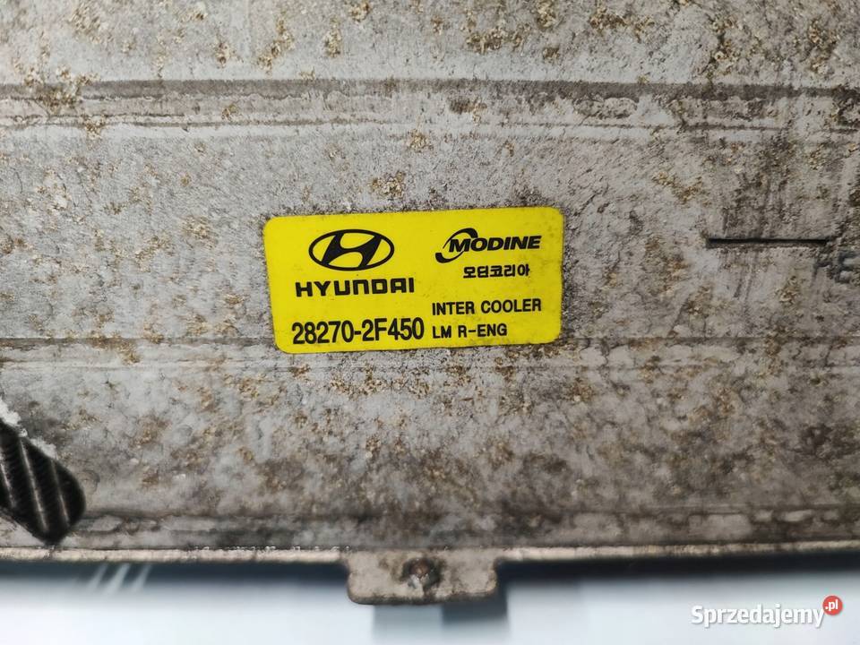 HYUNDAI ix35 I 11r intercooler 282702F450 osobowe Kielce