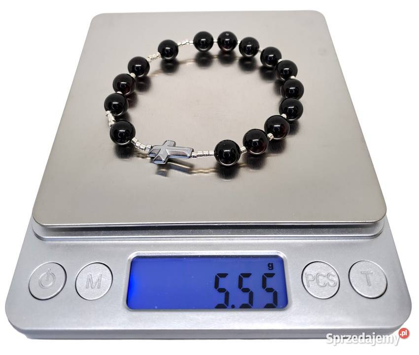 Bransoletka dziesiątka różańca z bursztynu Bransoletki mazowieckie Warszawa