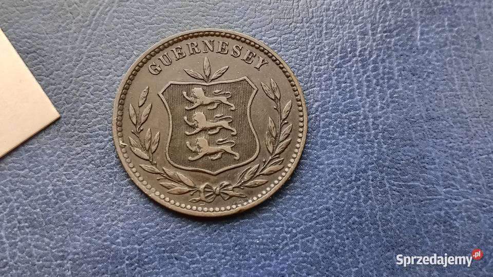 Stare monety 8 doubles 1893 Guernsey Lesko sprzedam