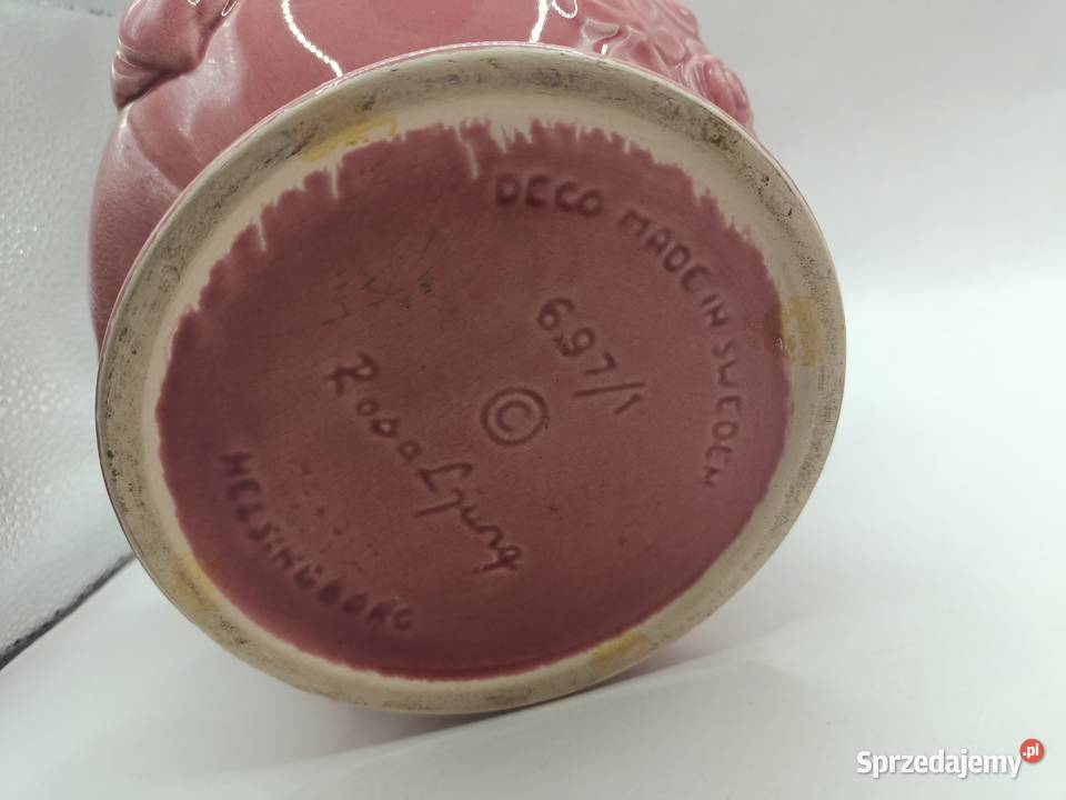 Doniczka osłonka różowa Szwecja Rosa Zamość