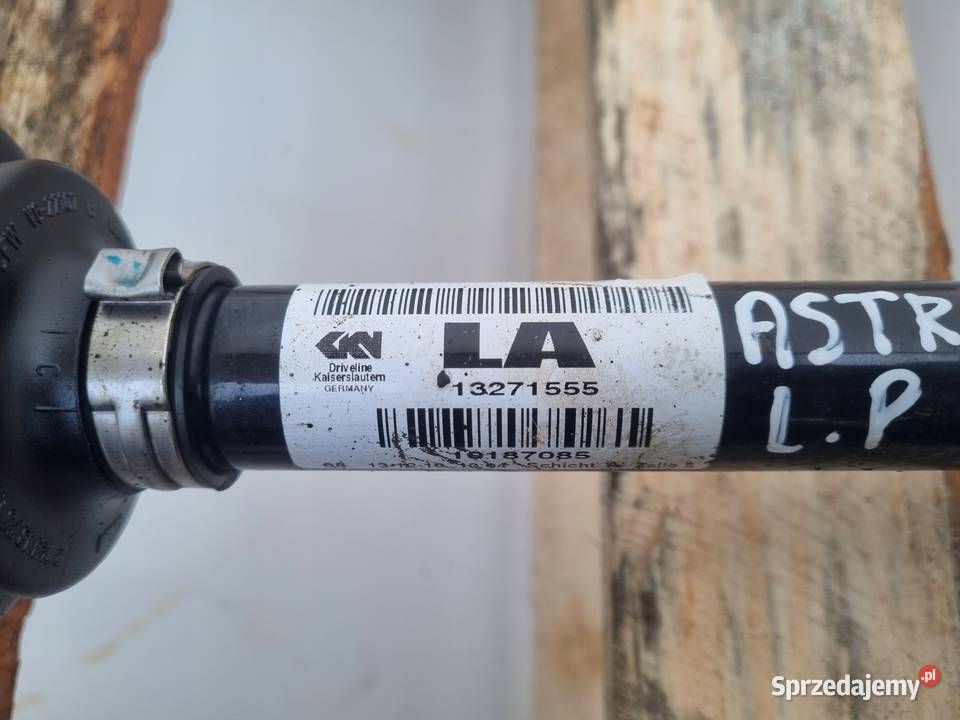 PÓŁOŚ Opel Astra J 14 T LEWA PRZEDNIA półośka