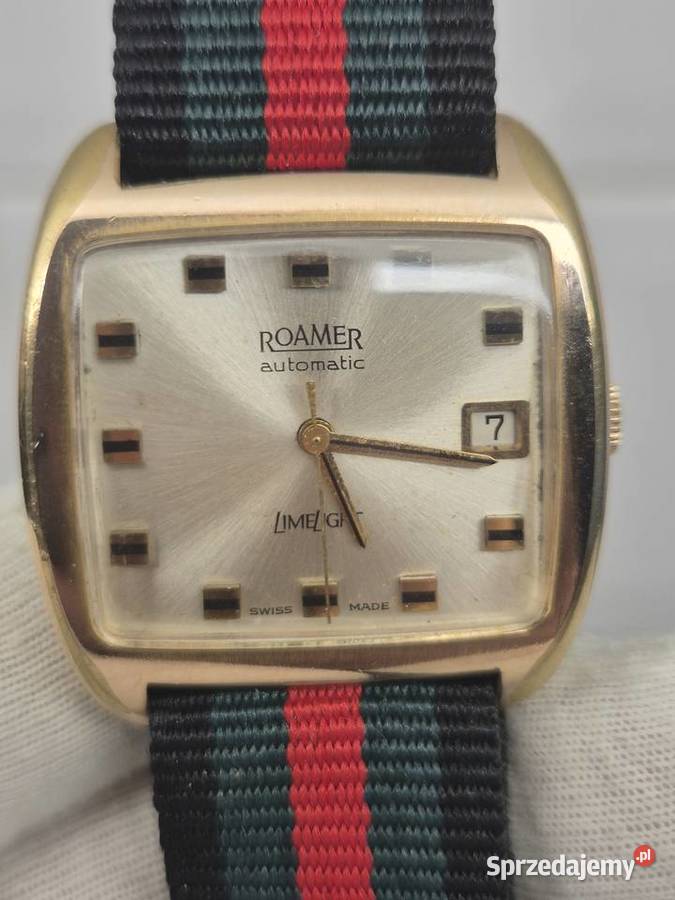 Rzadki męski zegarek Roamer Limelight automat Chorzów