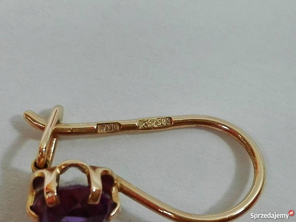 Złote kolczyki p583