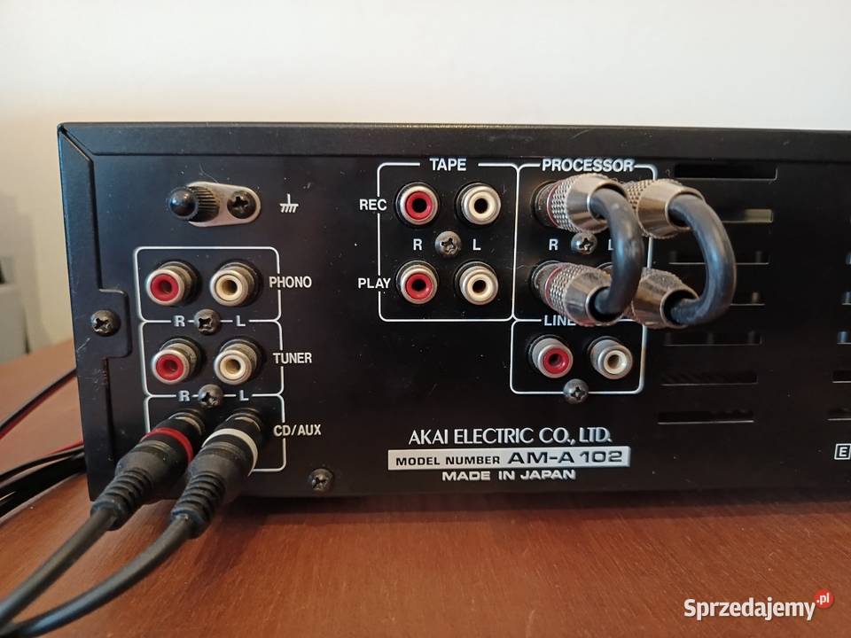 Wzmacniacz AKAI AM A102 Wzmacniacze i pokrewne Elektronika Gdynia