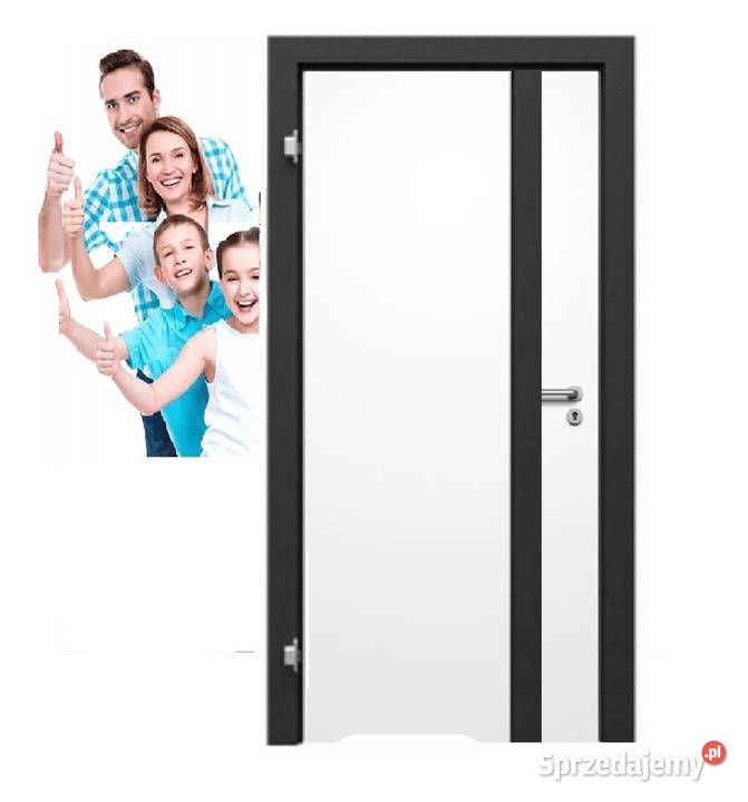 Drzwi bezprzylgowe Loretto DEFENDOOR szkło wielkopolskie
