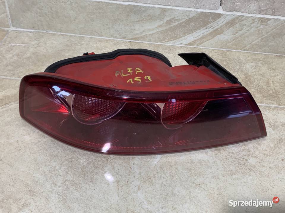 Alfa Romeo 159 2008 lewa strona Lampa tylna Barwałd Dolny