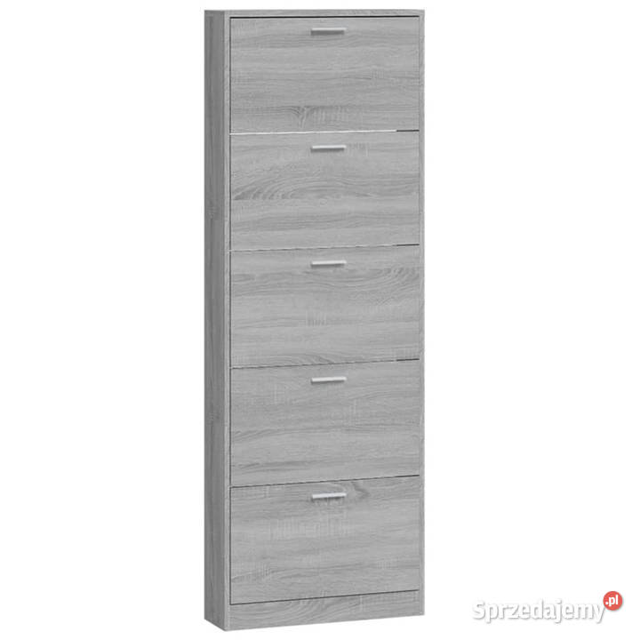 Szafka na buty szary dąb sonoma 59x17x169 Warszawa