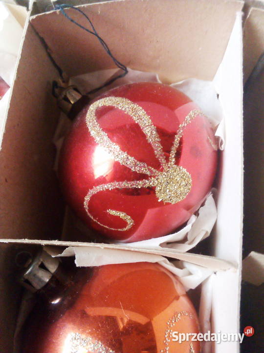 stare szklane bombki vintage PRL Częstochowa sprzedam