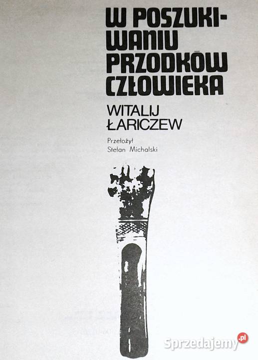 W poszukiwaniu przodków człowieka Witalij twarda z obwolutą Chełm