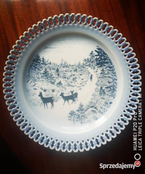 Talerz Zwierzęta o świcie Copenhagen Porcelain Gdańsk