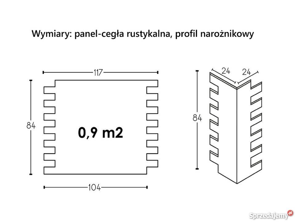 Panele Ścienne 08m x 11m CEGŁA RUSTYKALNA BIAŁA Bydgoszcz