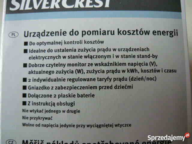 Urządzenie do pomiaru energii sprzedam