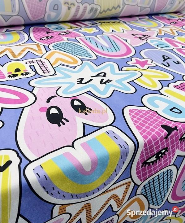 Tkanina tapicerska Bajka 70 FUN do pokoju Toruń sprzedam
