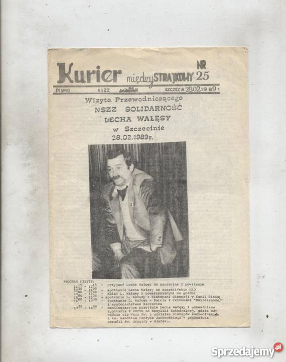Kurier Międzystrajkowy 25 zachodniopomorskie Szczecin