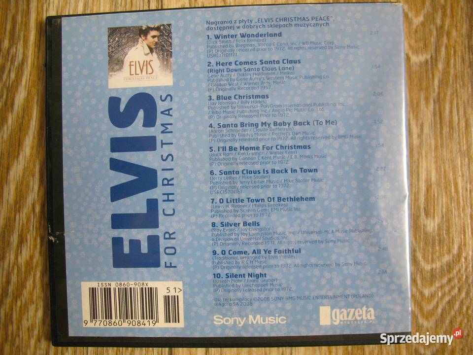 Elvis Presley For Christmas CD Siedlce sprzedam