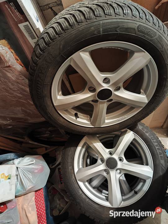 Alufelgi z oponami zimowymi GoodYear UltraGrip Pabianice