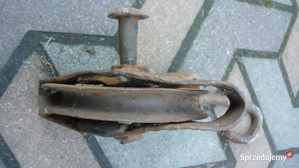 Zblocze hakowe bloczek krążek budowlany linowy Sokółka