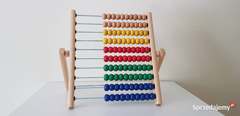 Liczydło IKEA drewniane Zabawki mazowieckie