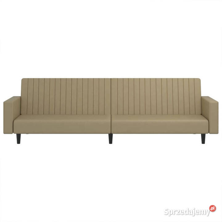 2osobowa sofa cappuccino sztuczna skóra WM375954 Warszawa sprzedam