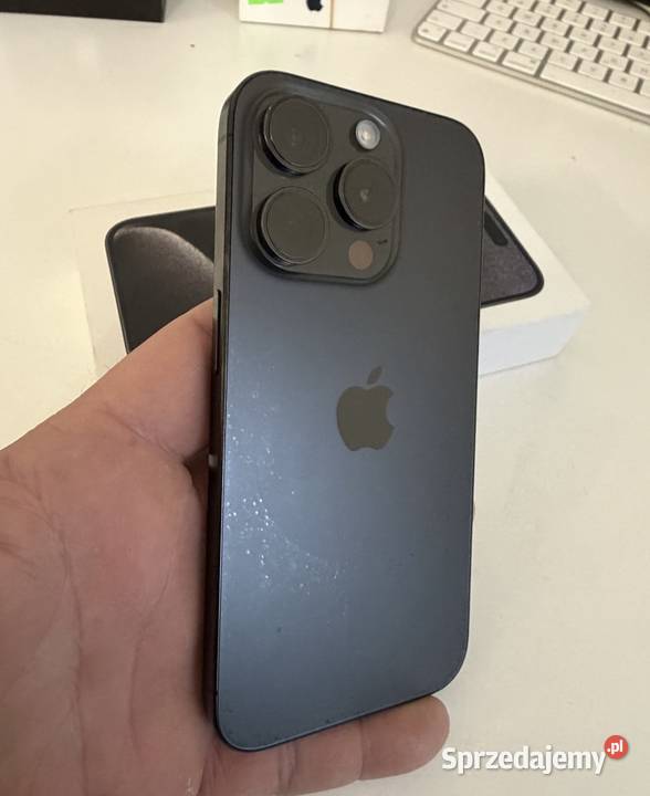 iPhone 15 pro 128 GB titanium black lubuskie
