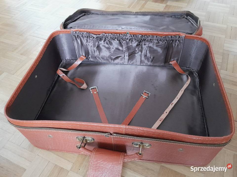 Walizka vintage ceglana Torby, plecaki i walizki Torby, plecaki i walizki Warszawa