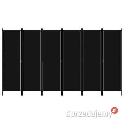 vidaXL Parawan 6panelowy czarny 300 x 180 sprzedam