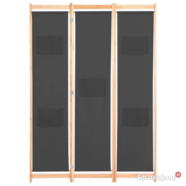 vidaXL Parawan 3panelowy szary 120x170x4 Warszawa