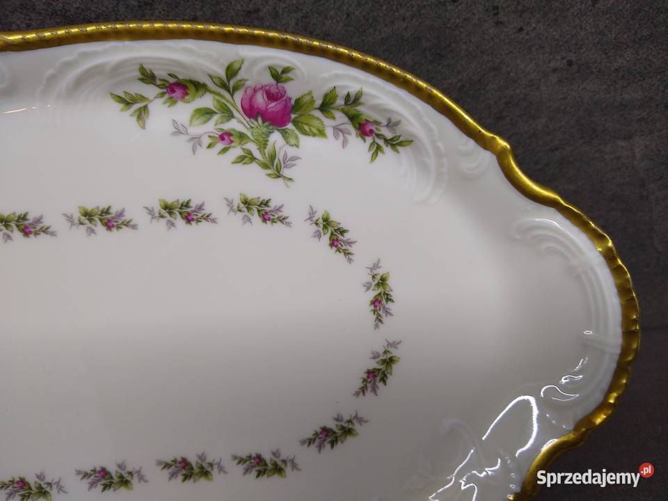 Półmisek królewski Rosenthal Moosrose 36 Antyki, Sztuka, Kolekcje Kalisz